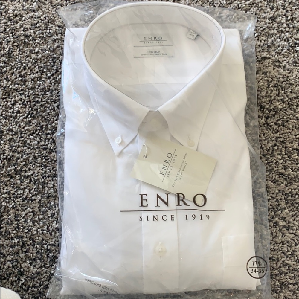 Enro white BD dress shirt.